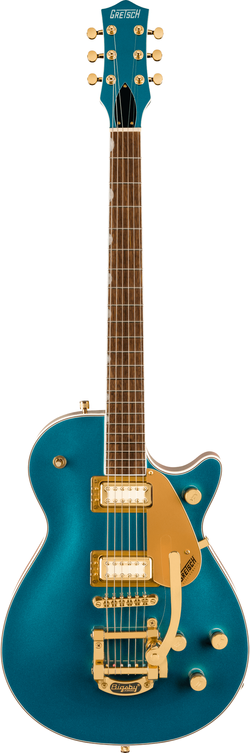 GRETSCH ELECTROMATIC PRISTINE LTD JET SINGLE-CUT  BIGSBY PETROL