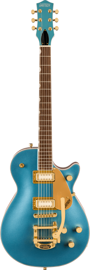 GRETSCH ELECTROMATIC PRISTINE LTD JET SINGLE-CUT BIGSBY MAKO