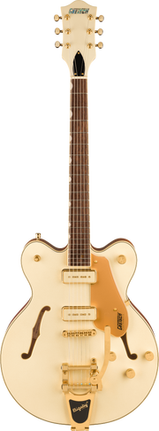 GRETSCH ELECTROMATIC PRISTINE LTD CENTER BLOCK DOUBLE-CUT BIGSBY WHITE GOLD