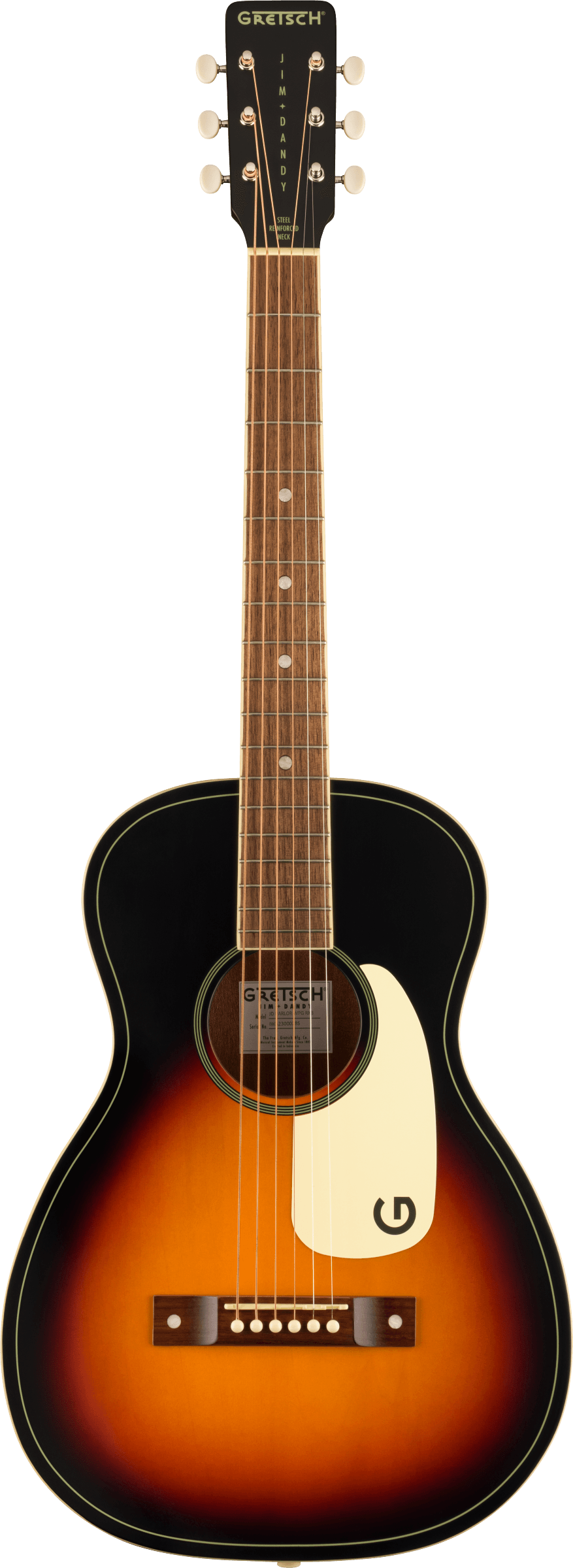 GRETSCH JIM DANDY PARLOR REX BURST