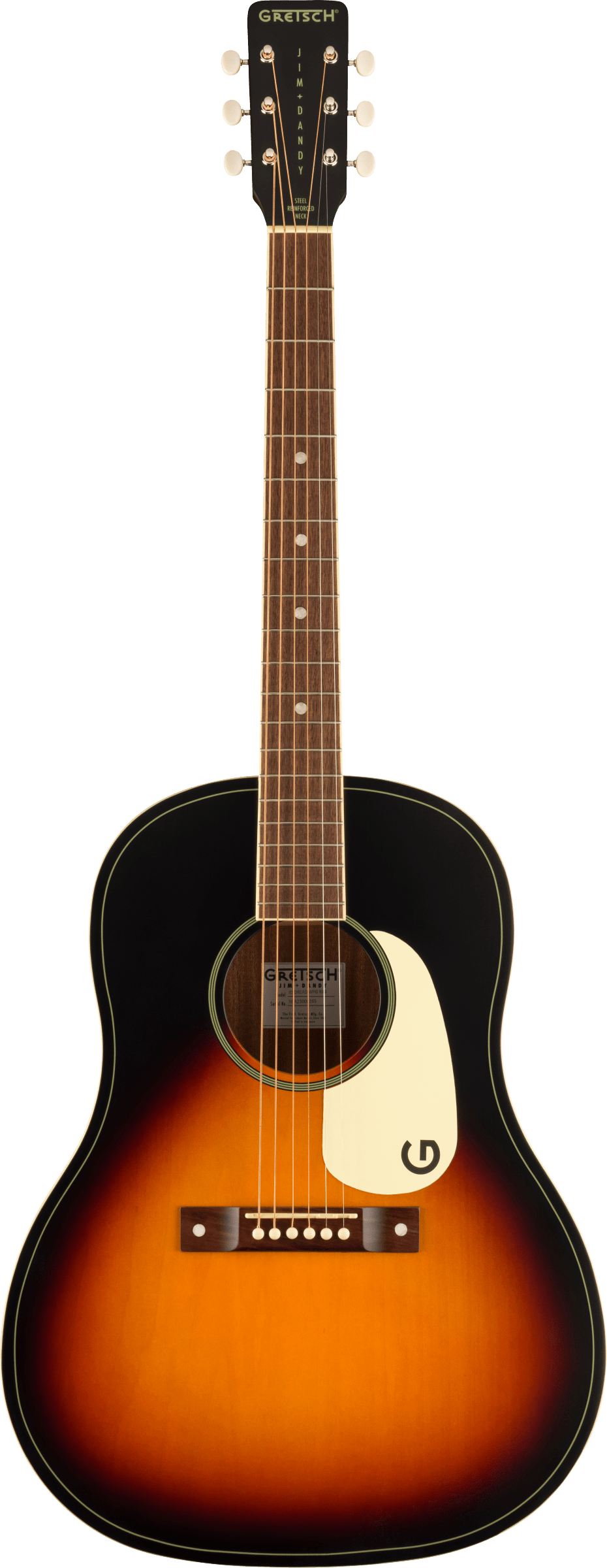GRETSCH JIM DANDY DREADNOUGHT REX BURST