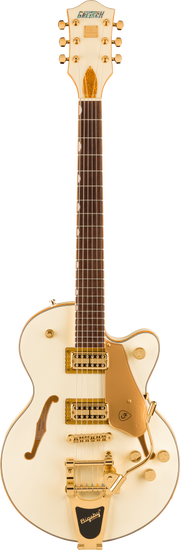GRETSCH ELECTROMATIC CHRIS ROCHA BROADKASTER JR. CENTER BLOCK VINTAGE WHITE