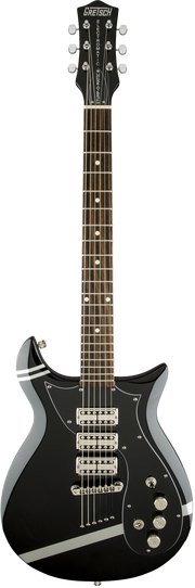 GRETSCH G5135CVT-PS PATRICK STUMP SIGNATURE CVT  BLACK WITH PEWTER STRIPES