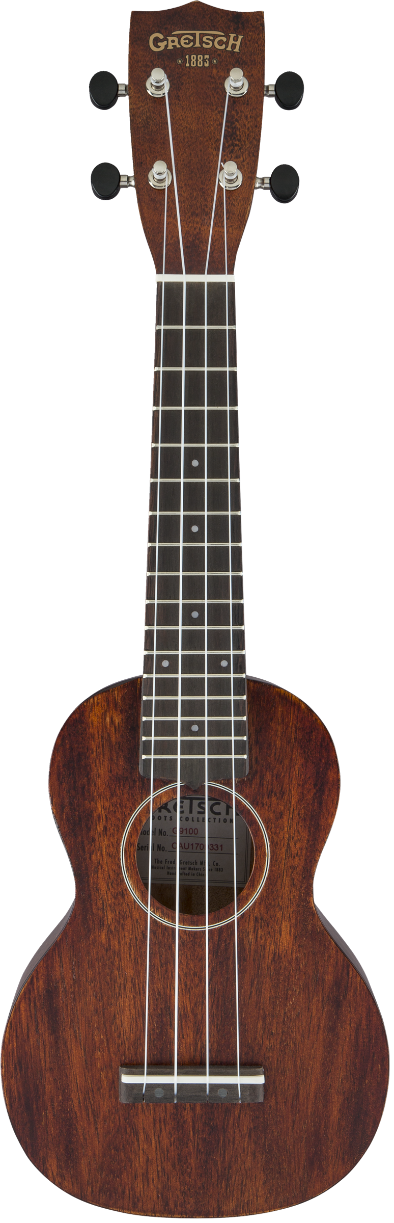 GRETSCH G9100 SOPRANO STANDARD UKULELE VINTAGE MAHOGANY STAIN