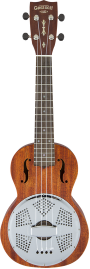 GRETSCH G9112 RESONATOR-UKULELE  GIG BAG HONEY MAHOGANY STAIN