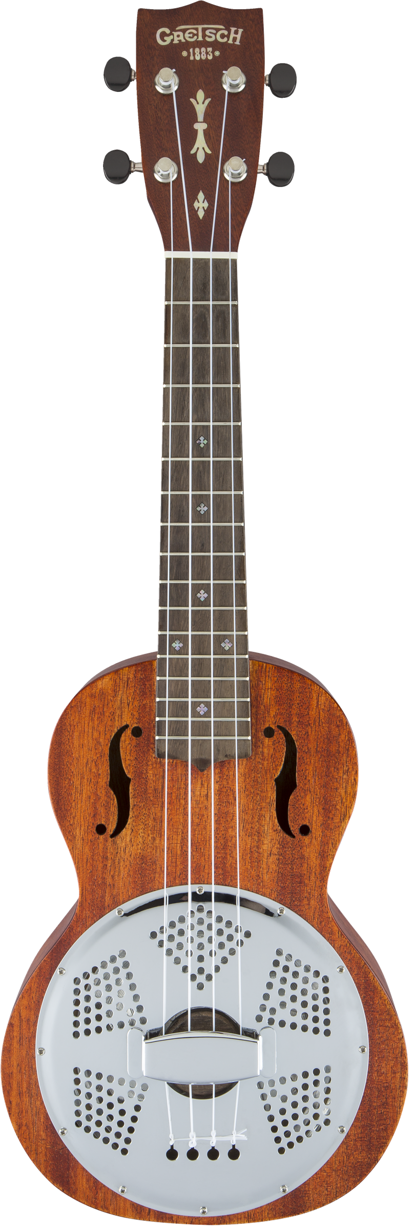 GRETSCH G9112 RESONATOR-UKULELE  GIG BAG HONEY MAHOGANY STAIN