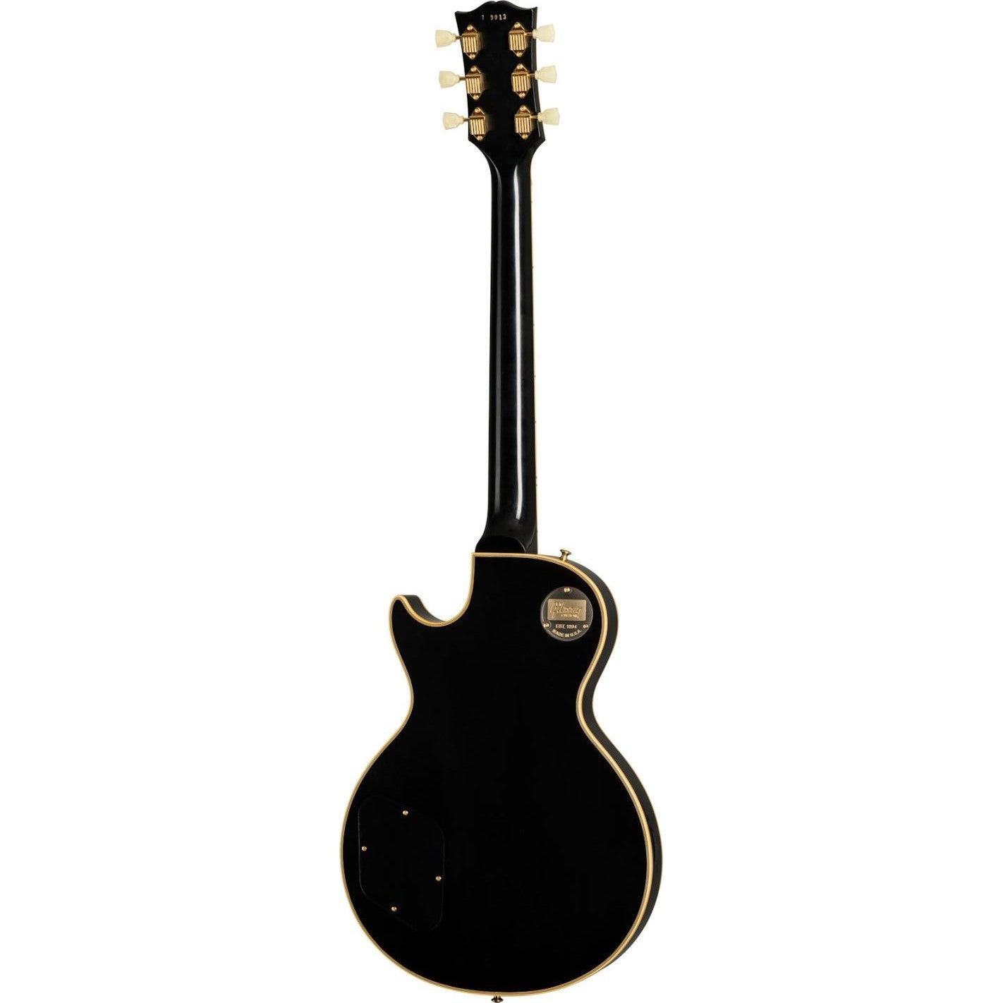 GIBSON LES PAUL CUSTOM EBONY 1957 REISSUE 2-PICKUP VOS