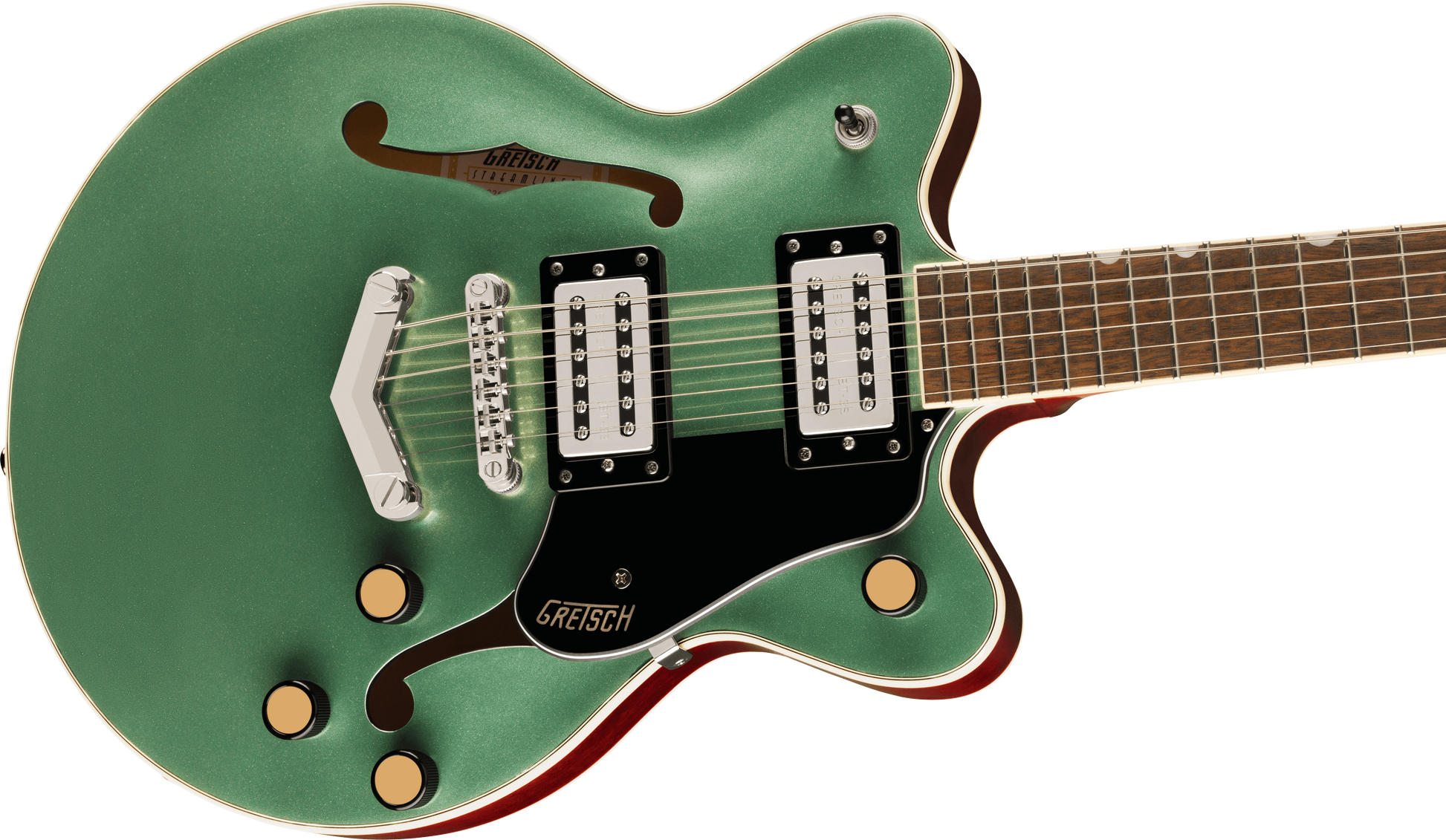 GRETSCH G2655 STREAMLINER CB JR STL OLV