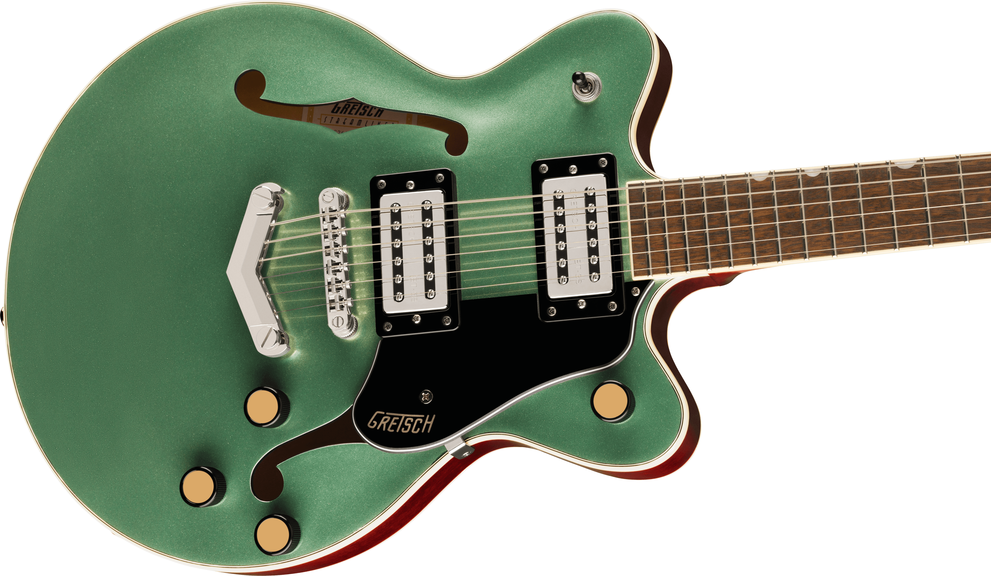 GRETSCH G2655 STREAMLINER CB JR STL OLV