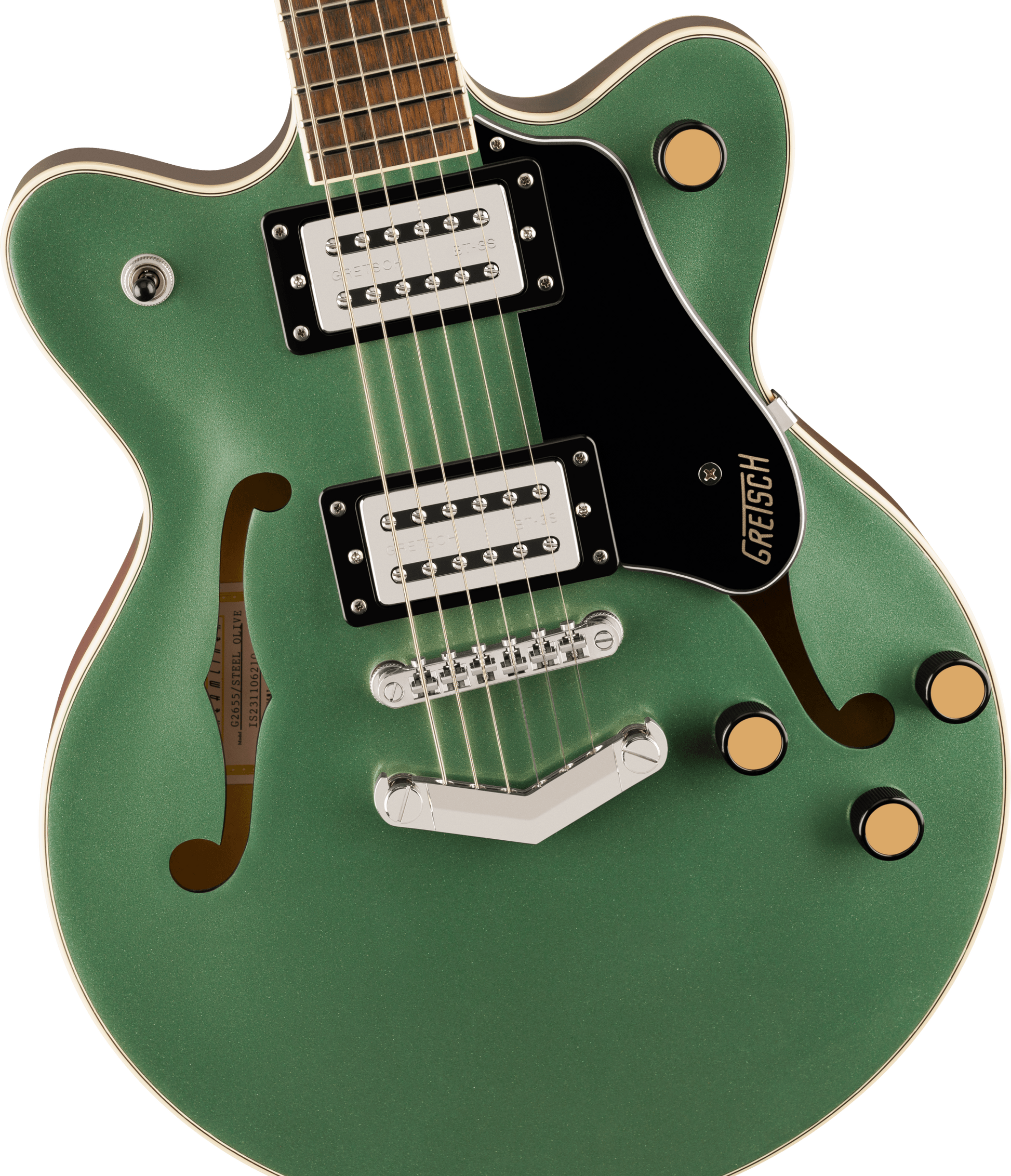 GRETSCH G2655 STREAMLINER CB JR STL OLV