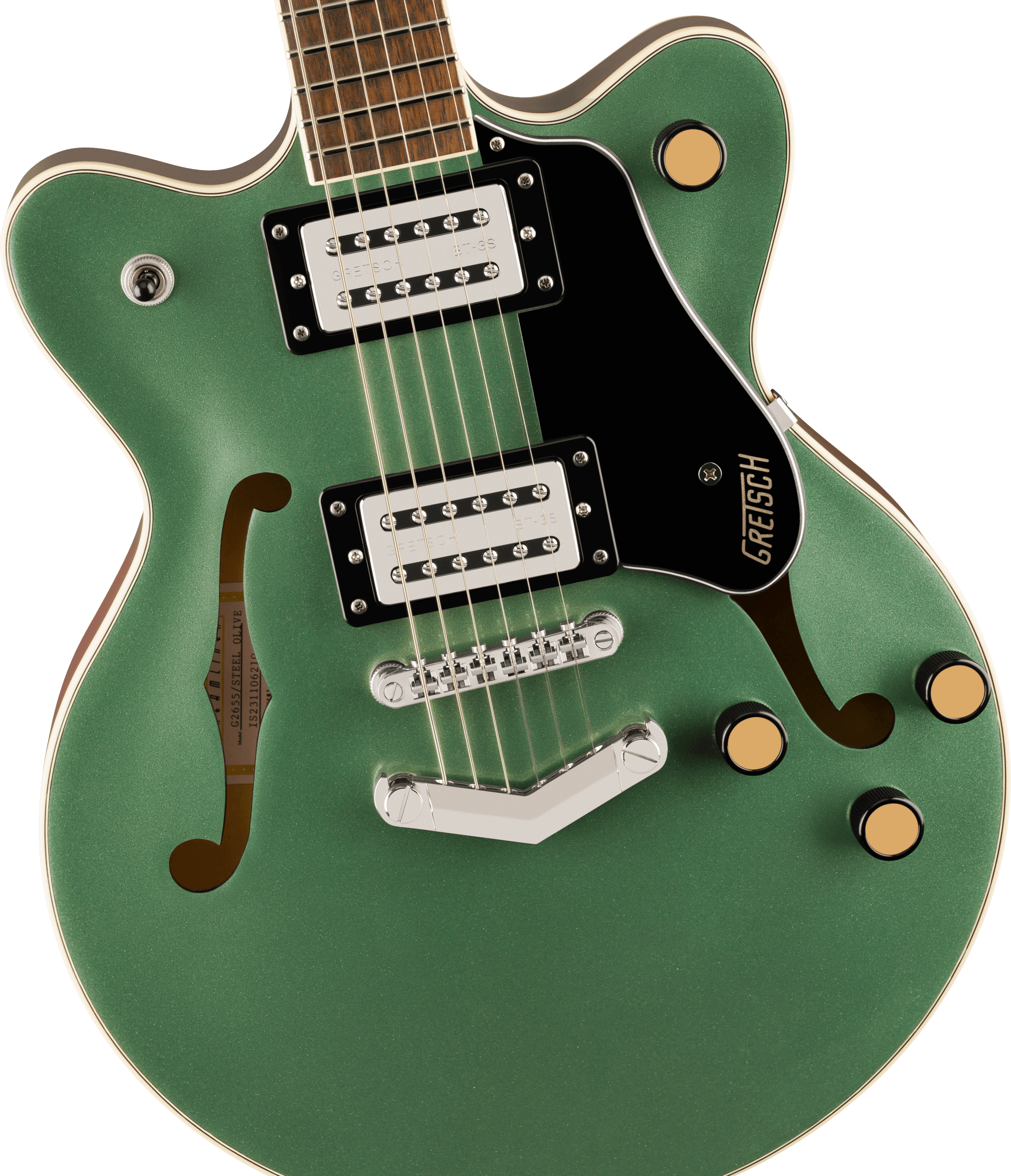 GRETSCH G2655 STREAMLINER CB JR STL OLV