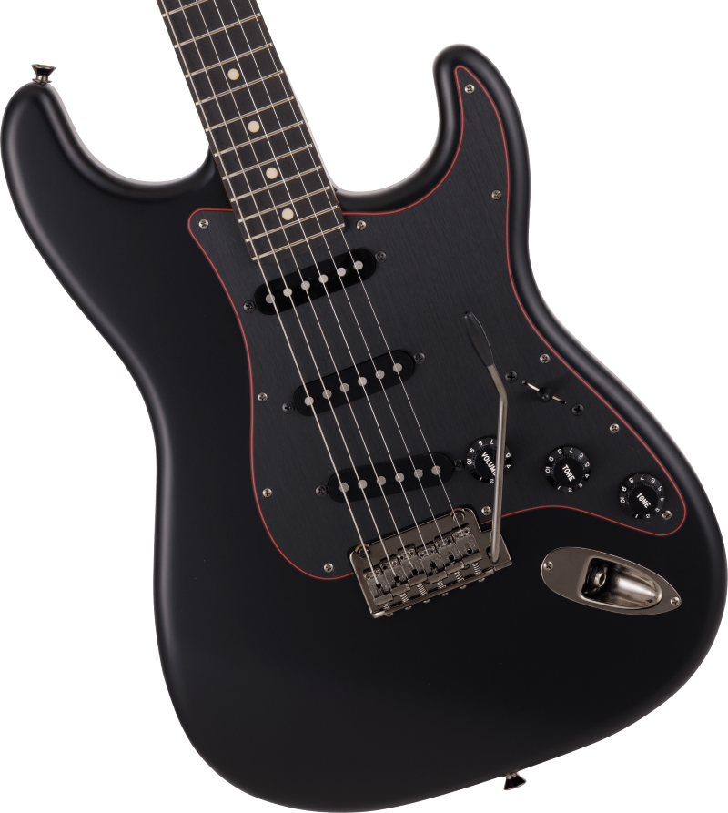FENDER LTD HYBRID II STRAT RW NOIR BLK EC-22