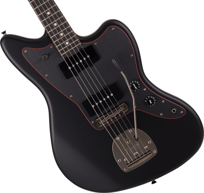 FENDER LTD HYBRID II JAZMASTER RW NOIR BLK EC-22