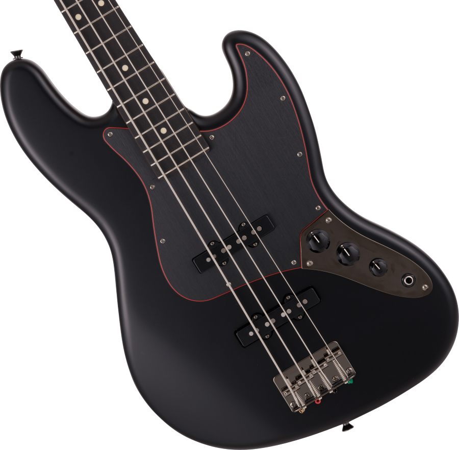 FENDER LTD HYBRID II JAZZ BASS RW NOIR BLK EC-22