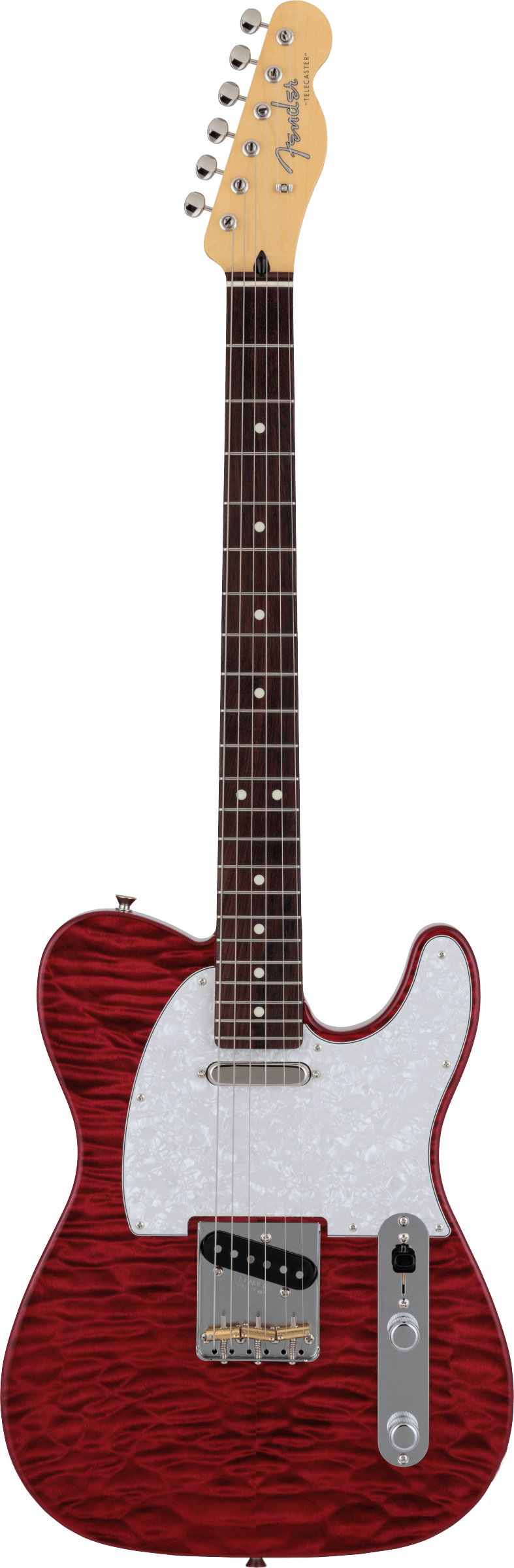 FENDER 2024 HYBRID II TELE RW QUILT RBL