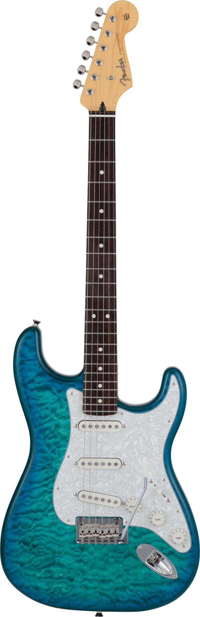 FENDER 2024 HYBRID II STRAT RW QUILT AQM