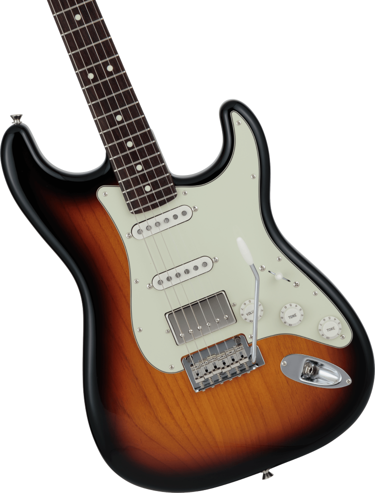 FENDER 2024 HYBRID II STRAT HSS RW 3TS
