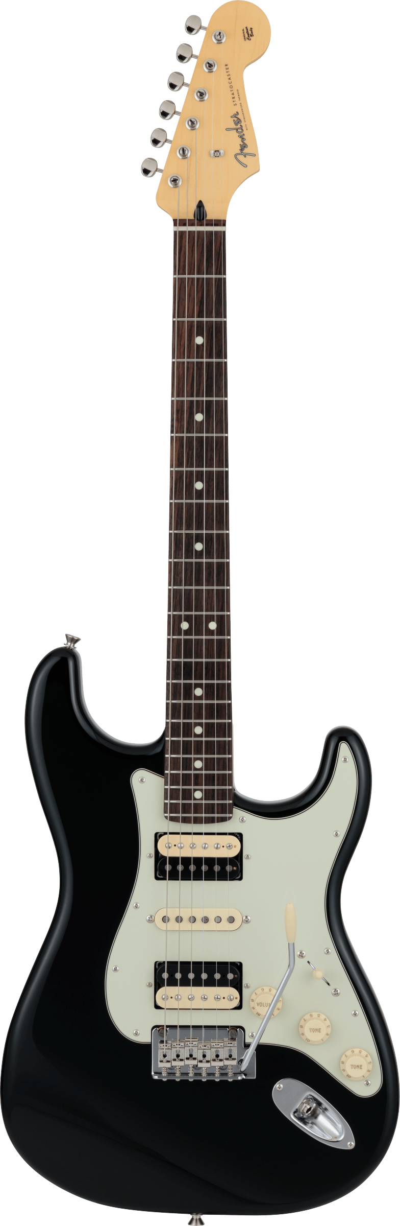 FENDER 2024 HYBRID II STRAT HSH RW BLK