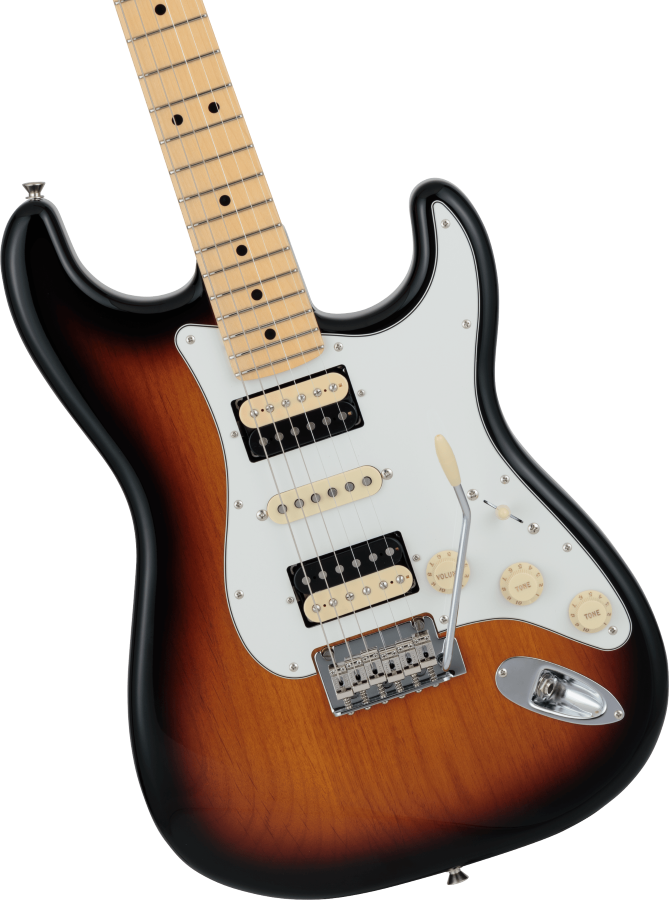 FENDER 2024 HYBRID II STRAT HSH MN 3TS