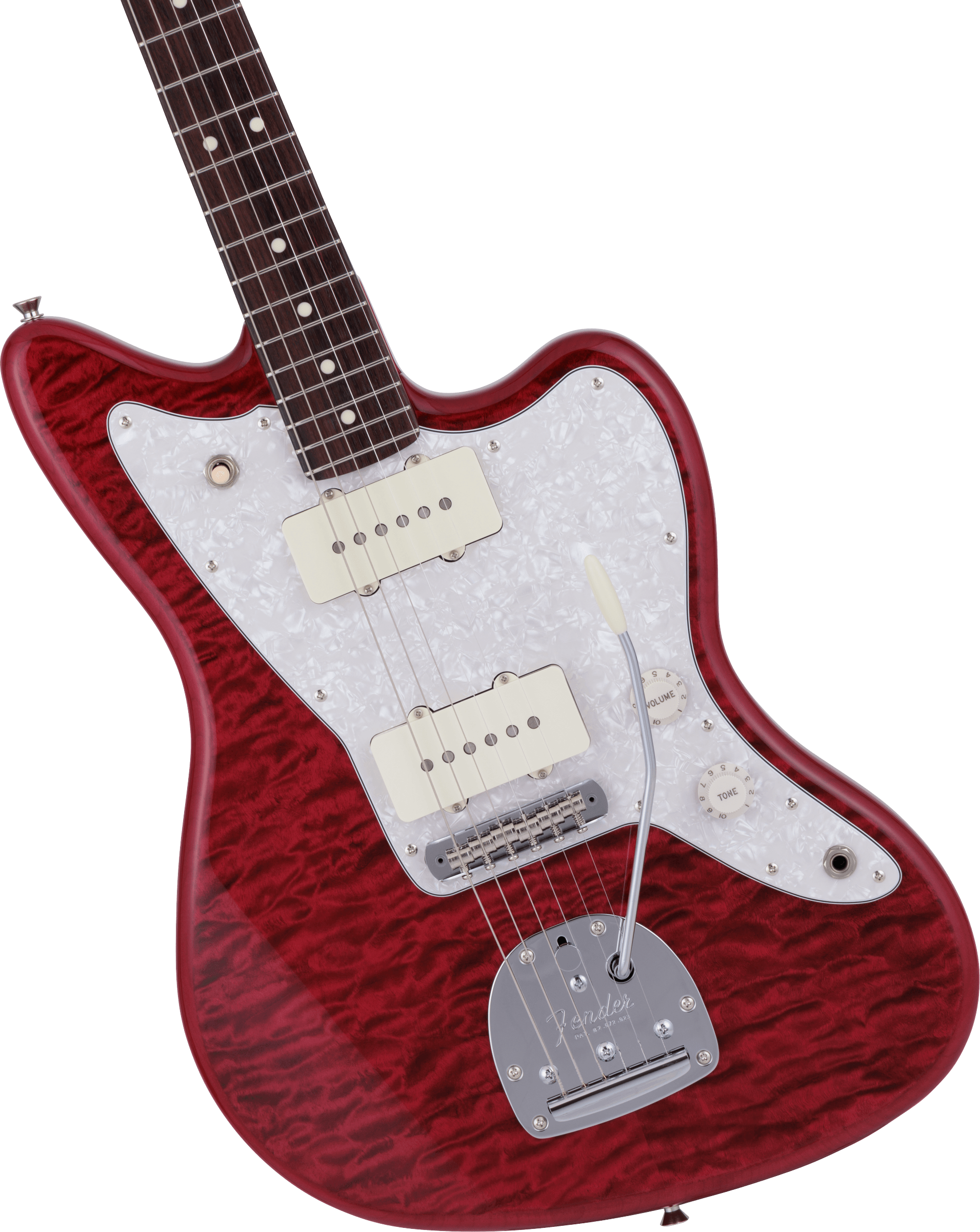 FENDER 2024 HYBRID II JAZZMASTER RW QUILT RBL