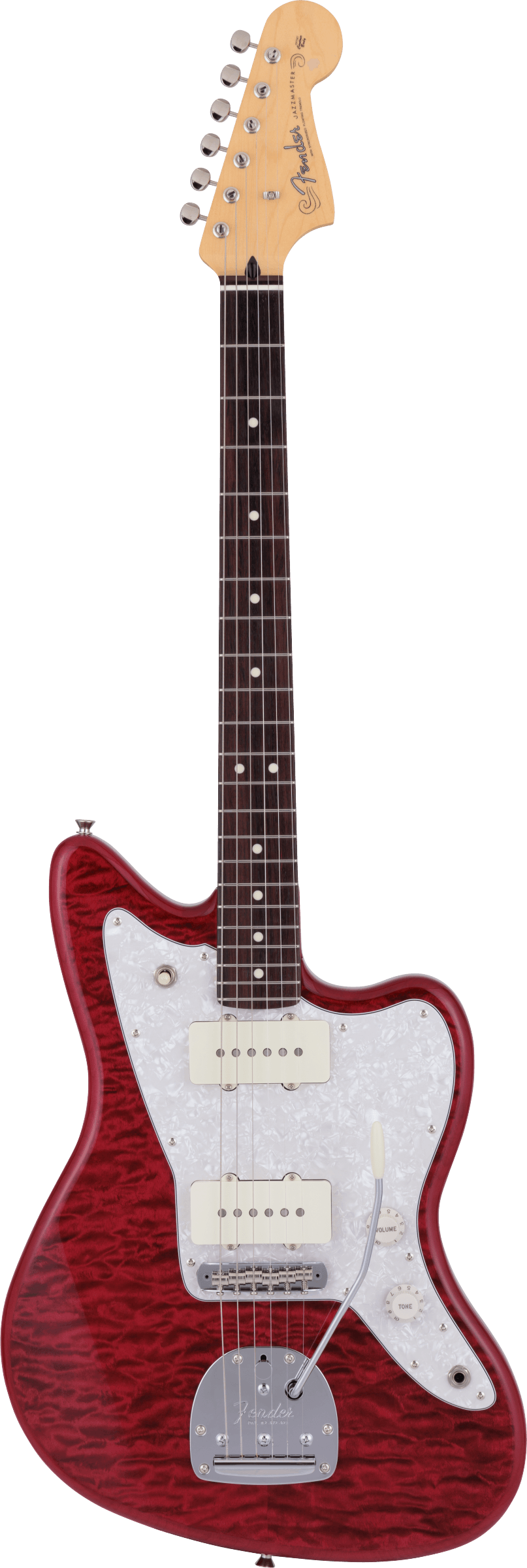 FENDER 2024 HYBRID II JAZZMASTER RW QUILT RBL