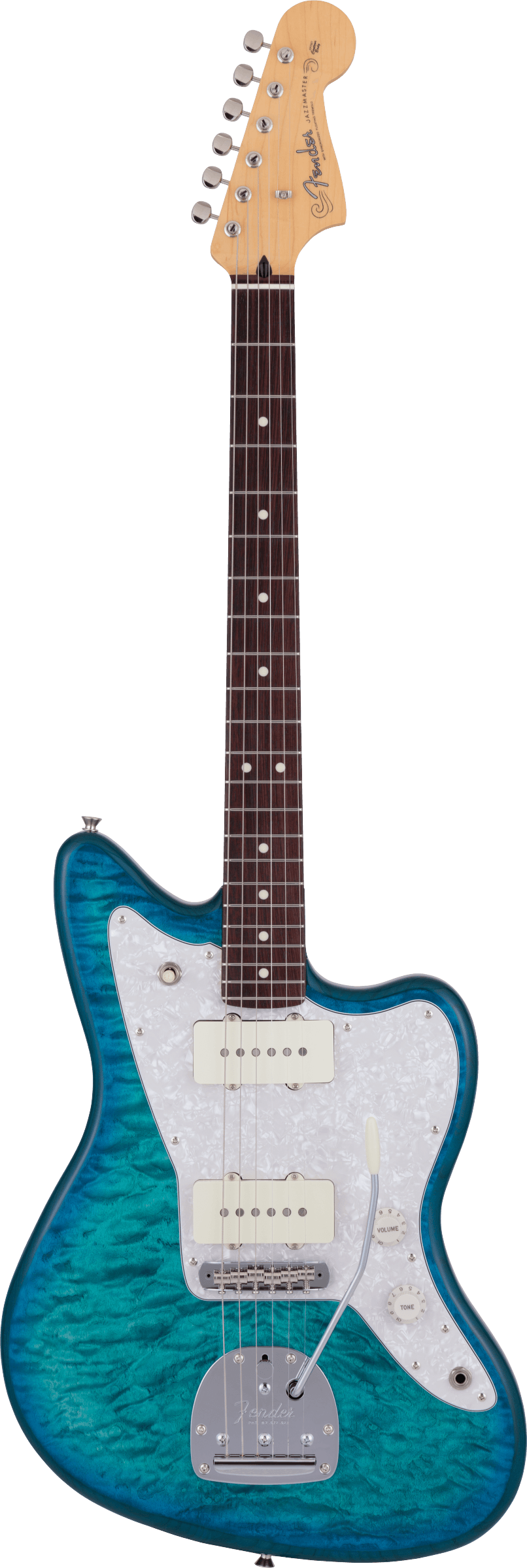 FENDER 2024 HYBRID II JAZZMASTER RW QUILT AQM