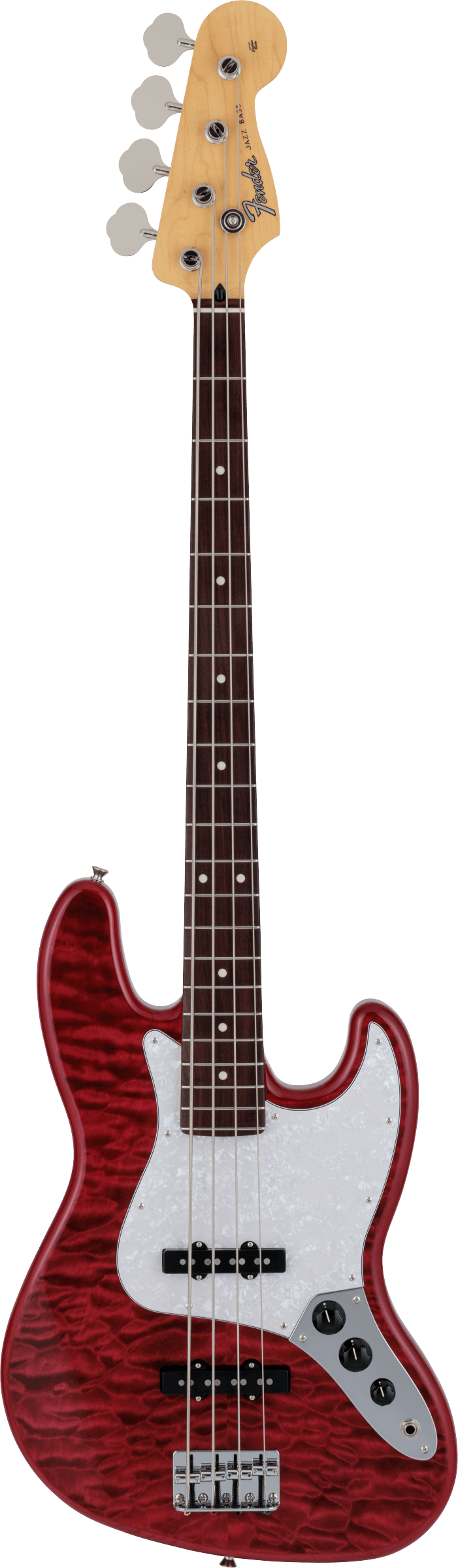 FENDER 2024 HYBRID II JAZZ BASS RW QUILT RBL