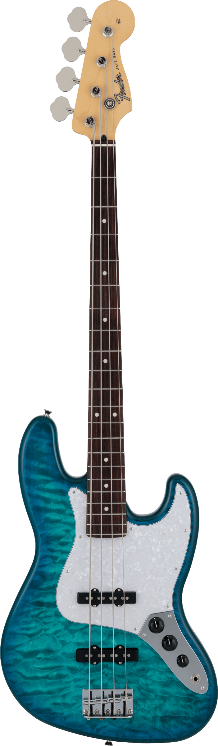 FENDER 2024 HYBRID II JAZZ BASS RW QUILT AQM