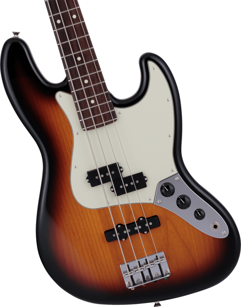 FENDER 2024 HYBRID II JAZZ BASS PJ RW 3TS
