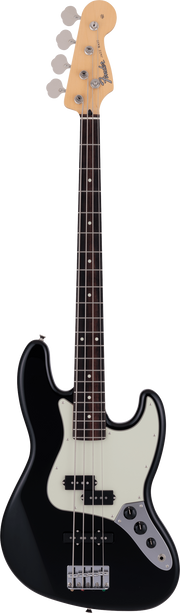 FENDER 2024 HYBRID II JAZZ BASS PJ RW BLK