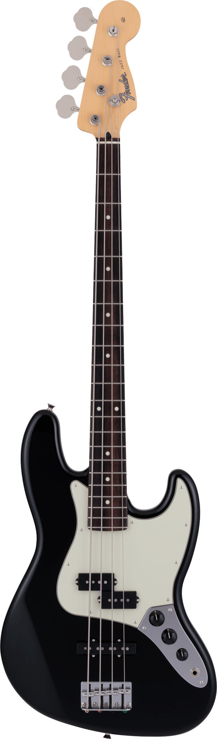 FENDER 2024 HYBRID II JAZZ BASS PJ RW BLK