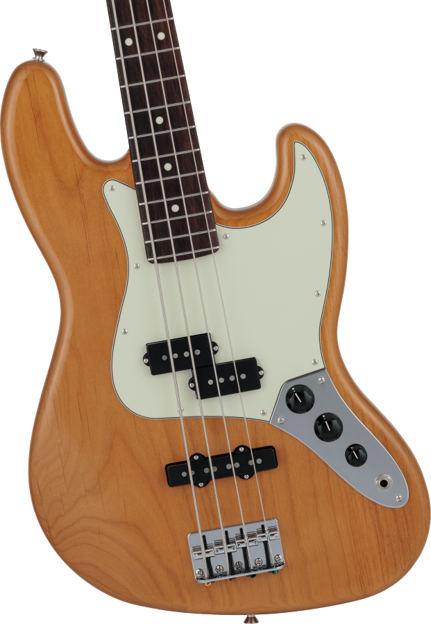 FENDER 2024 HYBRID II JAZZ BASS PJ RW VNT