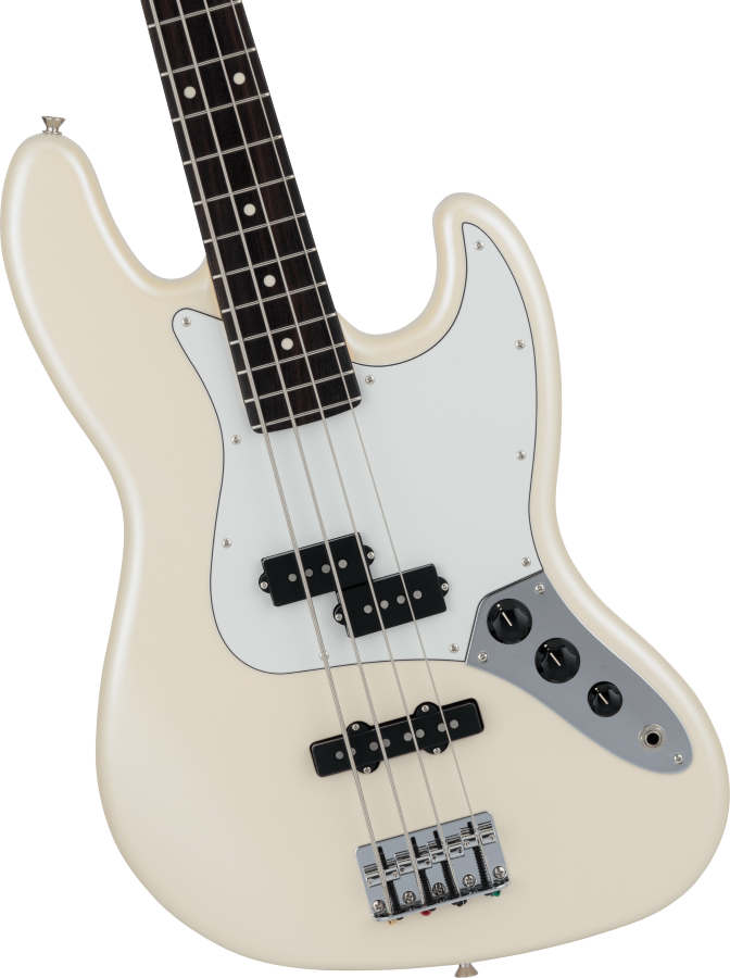 FENDER 2024 HYBRID II JAZZ BASS PJ RW OPL