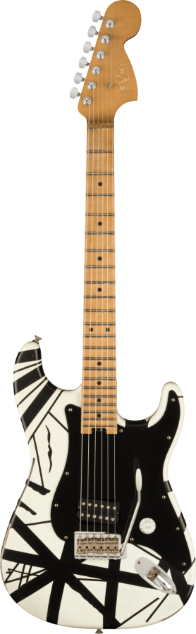 EVH STRIPED 78 ERUPTION BLACK-WHITE STRIPES RELIC
