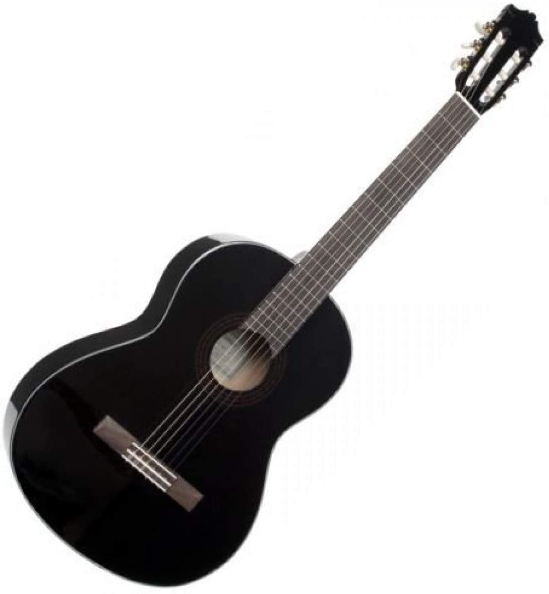 Yamaha C40BLII Guitarra Clásica Negra + Soporte Gratis