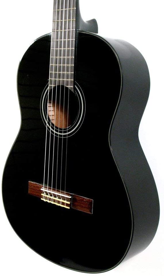 Yamaha C40BLII Guitarra Clásica Negra + Soporte Gratis