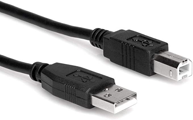 HOSA USB 2.0 CABLE A- MALE TO B-MALE 10FT