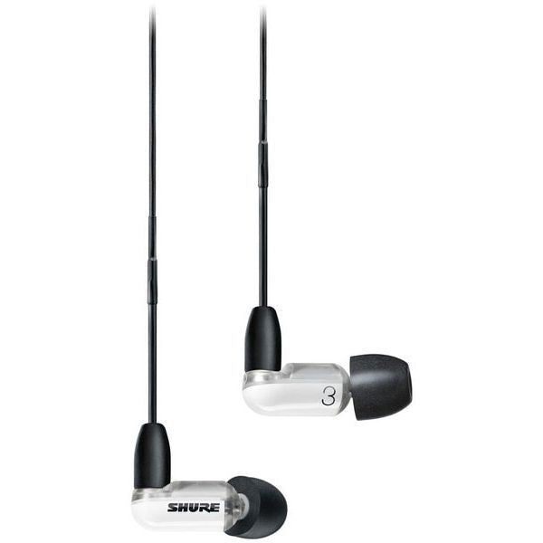 SHURE AONIC3 CON CABLE REMOVIBLE RMCE-UNI. MICRO Y CONTROL. BLANCO