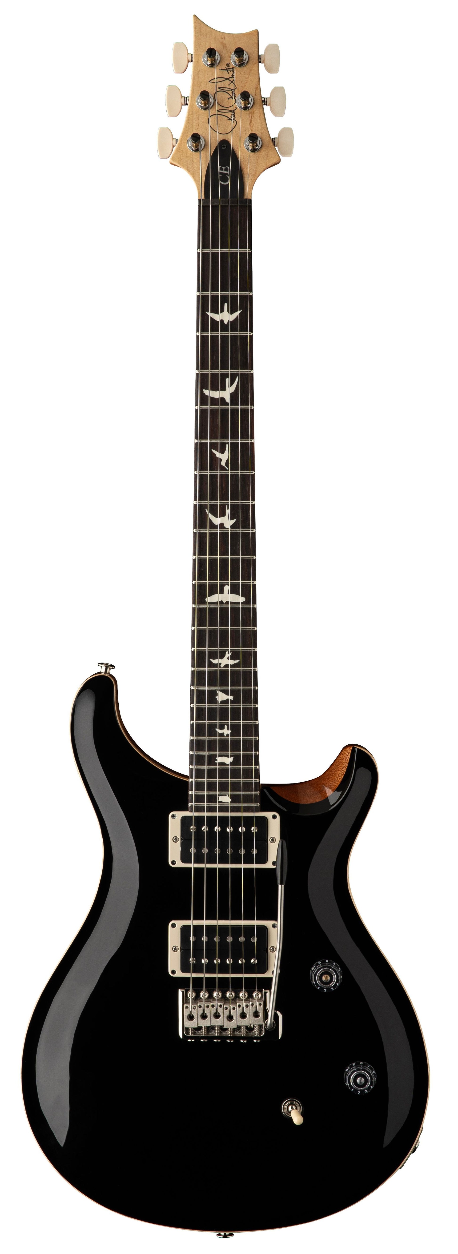 PRS GUITARS CE24 BLACK TOP (NAT BACK)