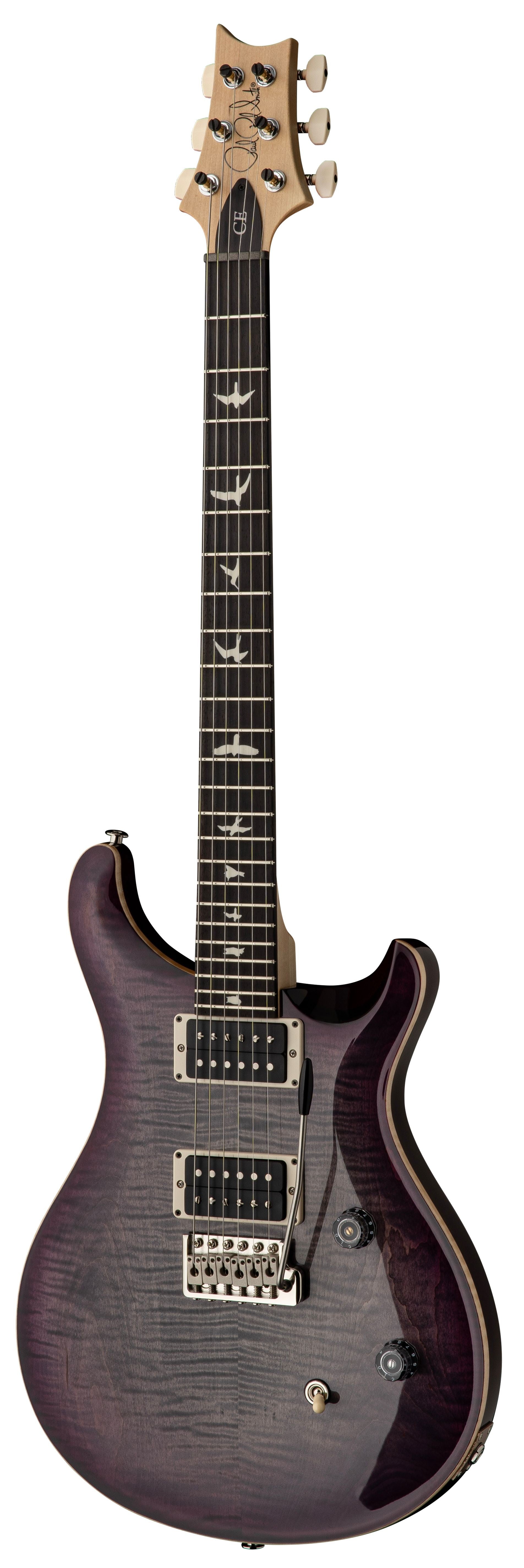 PRS GUITARS CE24 FADED GRAY BLACK PURPLE BURST