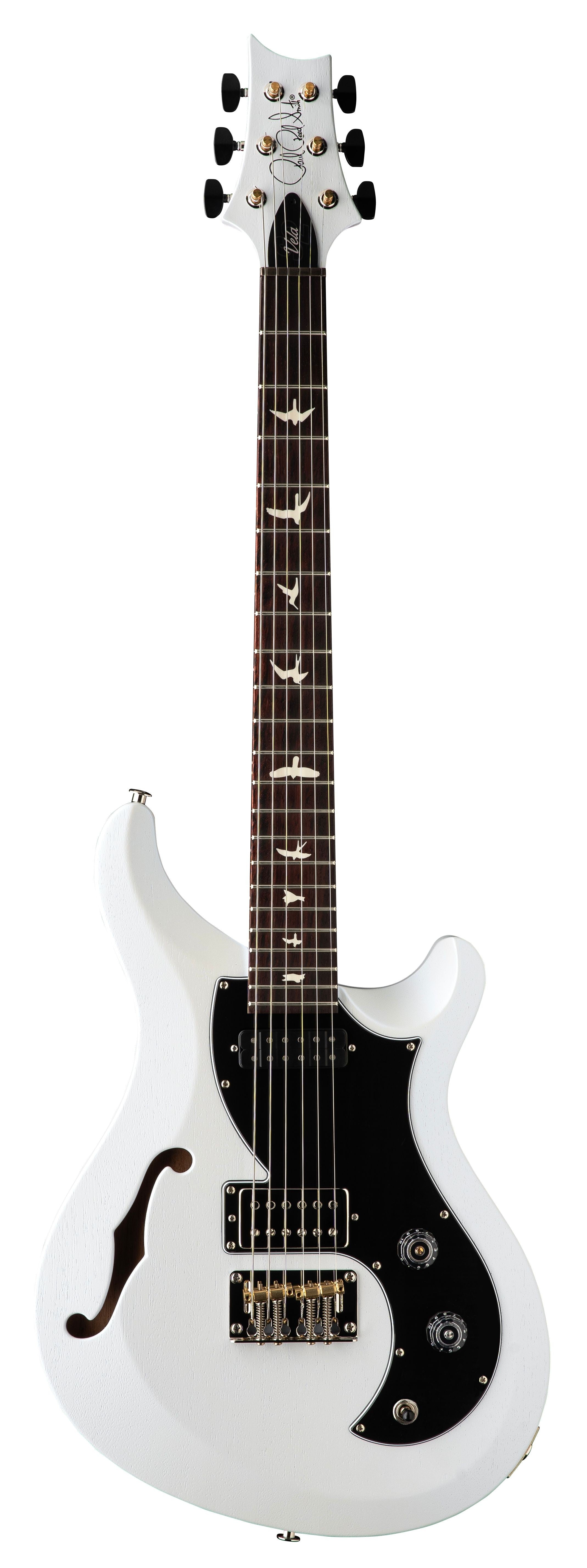 PRS GUITARS S2 VELA SEMI-HOLLOW SATIN PEARL WHITE