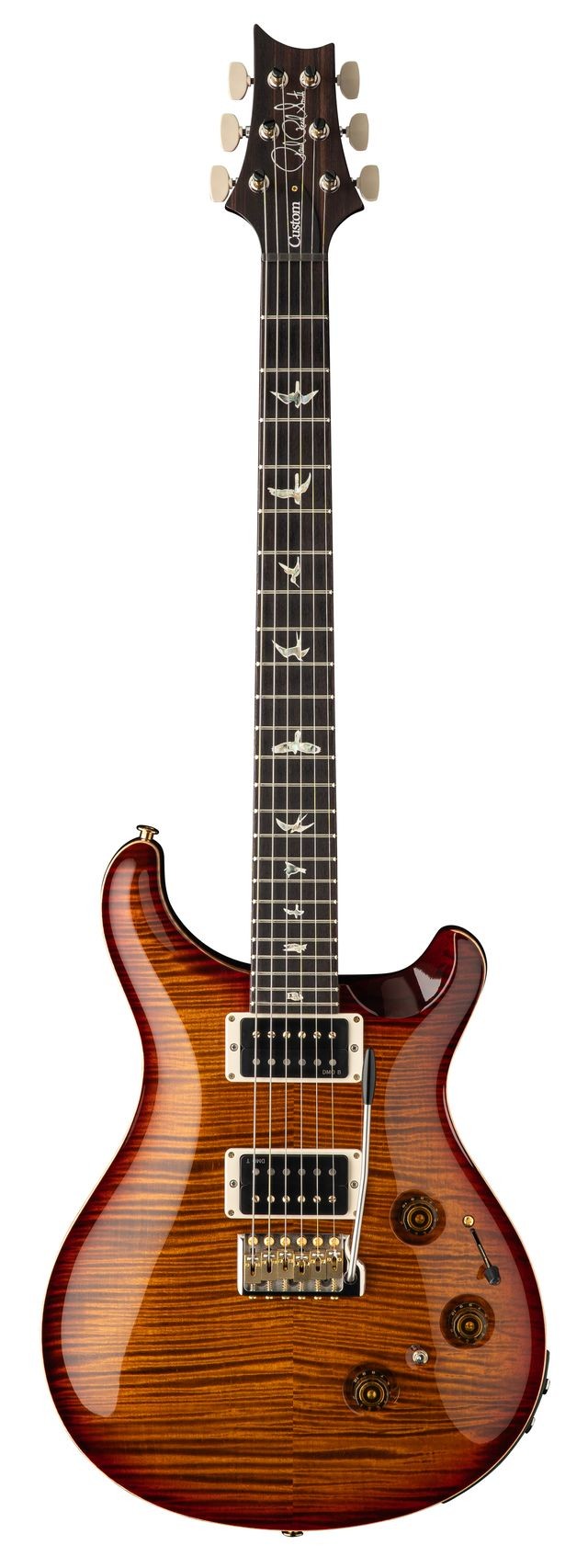 PRS GUITARS CUSTOM 24 PIEZO DARK CHERRY SUNBURST