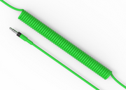 Teenage Engineering Curly Audio Cable Neon Green