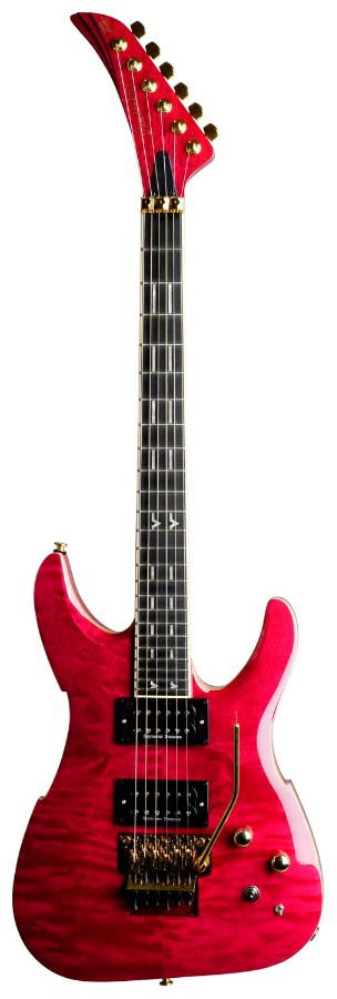 PEAVEY Adrian Vandenberg Signature Guitar - Purple Flame Maple