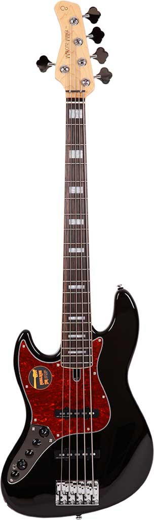 MARCUS MILLER V7-5 ALDER 2ND GEN BLK ZURDO