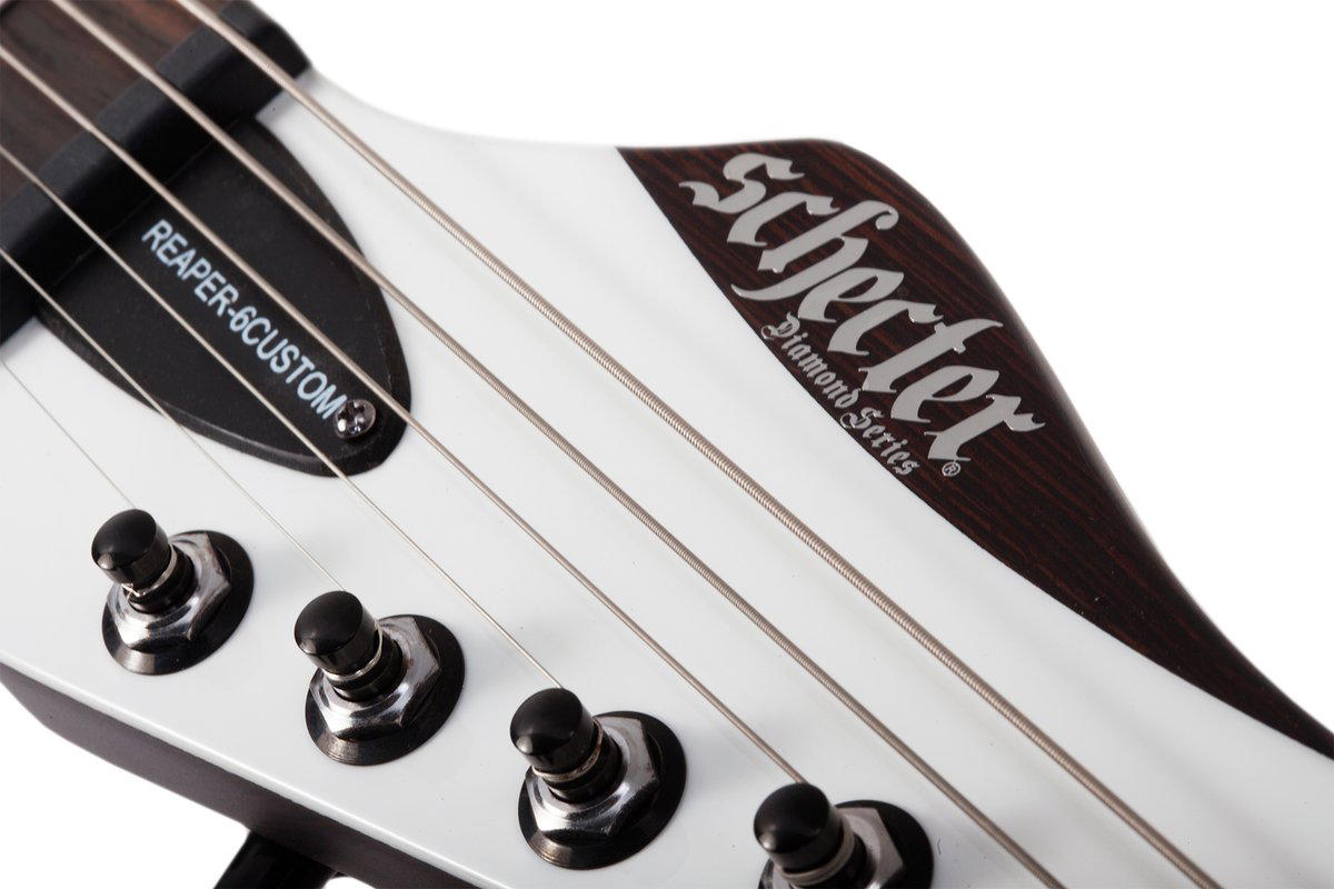 SCHECTER REAPER-6 CUSTOM G.WHT