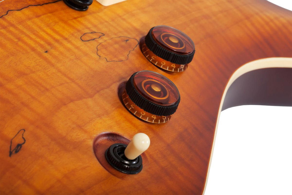 SCHECTER AVENGER EXOTIC SPALTED MAPLE SNVB