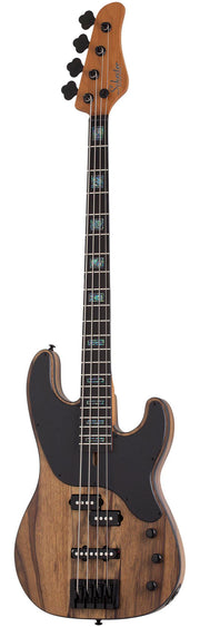 SCHECTER MODEL-T 4 EXOTIC BLACK LIMBA BL