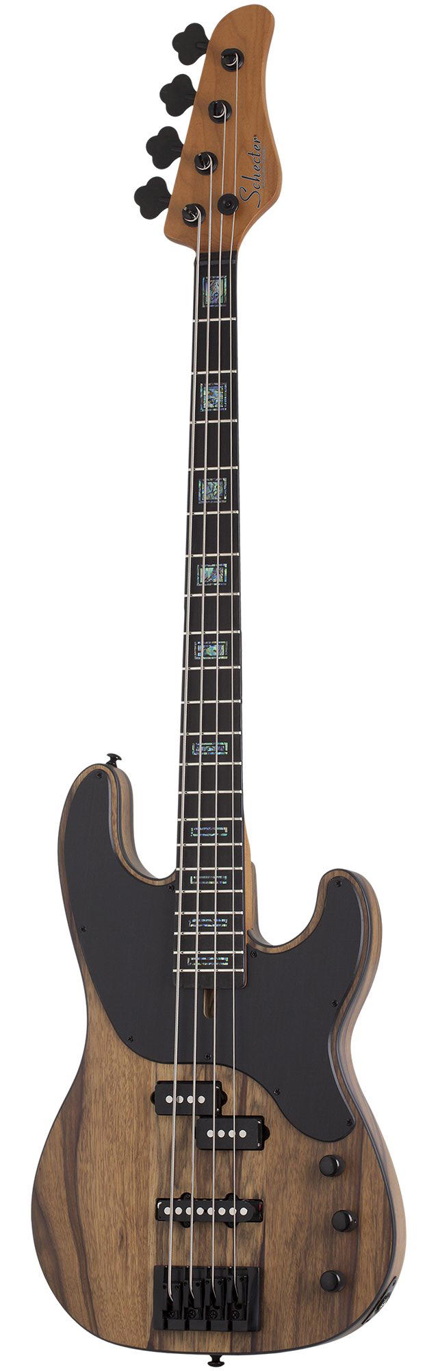 SCHECTER MODEL-T 4 EXOTIC BLACK LIMBA BL