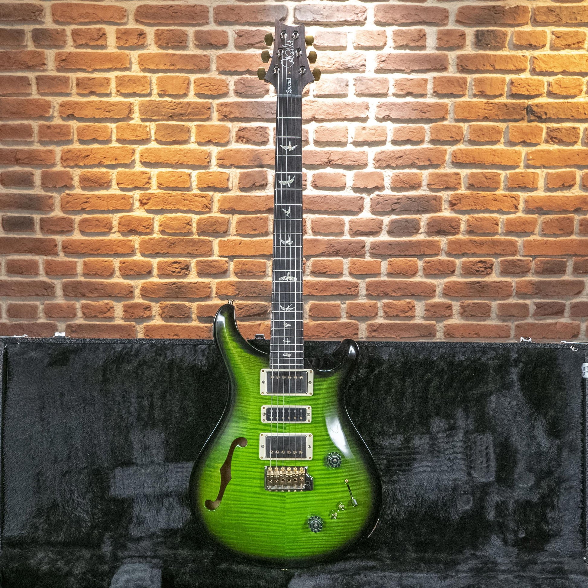 PRS SPECIAL 22 SEMIHOLLOW TOP 10 CC ERIZA VERDE SMOKEB